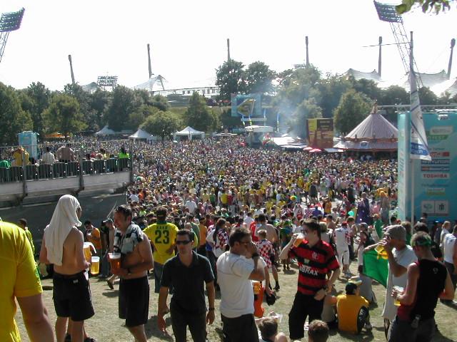 Brazil v Australia at Munich Fan Fark